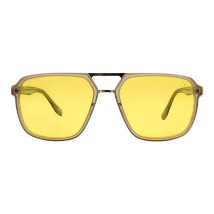 OC.CL.5731-0904.1 Oculos de Sol Feminino Chilli Beans Trend Quadrado Polarizado Amarelo -1-